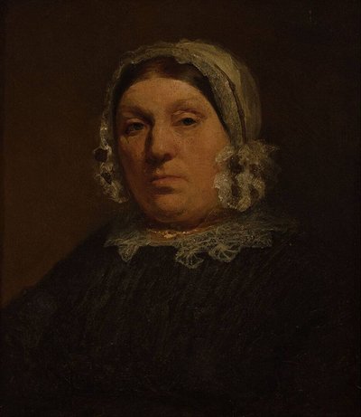 Portrait of Johanna Martina Berendes-Schmidt 1793-1868 by Matthijs Maris